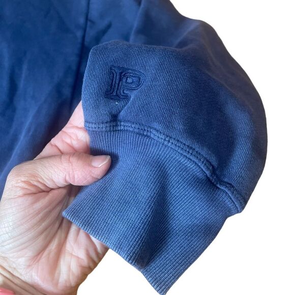 PINK Ivy Fleece Full Zip Sweatshirt Navy Blue Womens Large NWOT - Picture 10 of 15